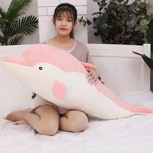 Load image into Gallery viewer, Cute Soft Dolphin Plush Toy Plush Cloth Doll Cotton Animal Nap Pillows Creative Kids Toys Birthday Gift Girl
