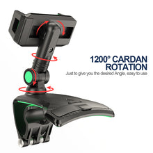 Load image into Gallery viewer, 1260 Degree Rotatable Car Cell Phone Support Dashboard with Phone Number Phone Holder For 7 Inch Mobile Phone Stand
