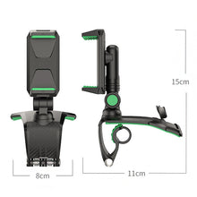 Load image into Gallery viewer, 1260 Degree Rotatable Car Cell Phone Support Dashboard with Phone Number Phone Holder For 7 Inch Mobile Phone Stand

