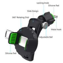 Load image into Gallery viewer, 360 Degree Rotatable Car Cell Phone Support Air Outlet Phone Car Phone Holder For 50-80mm Width Mobile Phone Stand
