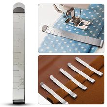 Load image into Gallery viewer, Metal Sewing Crimping Clip Stainless Steel Ruler for DIY Clothing Stitching Pinning Marking Quilting Ruler Tool
