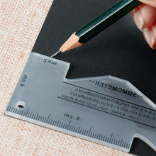 Load image into Gallery viewer, Precision Seam Measuring Gauge Fabric Marker Metal Quilting Tailor Ruler Template Sewing Ruler for DIY Patchwork Craft Accessories
