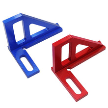 Load image into Gallery viewer, Woodworking Square Protractor 45° 90° Miter Aluminum Alloy Triangle Ruler High Precision Layout Measuring Tool for Engineer Carpenter
