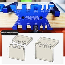 Load image into Gallery viewer, Woodworking Tenon Caliper Height Gauge Metric Imperial Card Gauge Cutter Measuring Ruler for Saw Router Table Machine DIY Carpentry Tools
