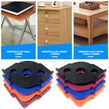 Load image into Gallery viewer, 4PCS Woodworking Router Corner Radius Templates Jig R5 to R40 ABS R Angle Routing Curved Corner Milling Circular Radian High Hardness Tool

