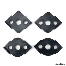Load image into Gallery viewer, 4PCS Woodworking Router Corner Radius Templates Jig R5 to R40 ABS R Angle Routing Curved Corner Milling Circular Radian High Hardness Tool
