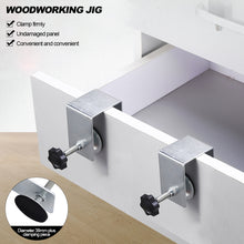Load image into Gallery viewer, Woodworking Jig Steel Drawer Front Installation Clamps U Shape Drawer Panel Clips Cabinet Tool Home Furniture Accessories
