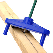 Load image into Gallery viewer, Woodworking Center Marking Guide Line Ruler Woodworking Scribe Gauge Fixture Doweling Jig Wood Center Positioning Measure DIY Tool
