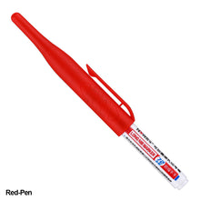 Load image into Gallery viewer, 32mm Long Head Marker Multi-purpose Woodworking Decoration Deep Hole Marker Pen Red/Black/Blue/Green Ink
