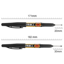 Load image into Gallery viewer, 20/30mm Long Head Marker Multi-purpose Woodworking Decoration Deep Hole Marker Pen Red/Black/Blue/Green Ink
