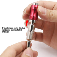 Load image into Gallery viewer, Magnetic Screw Drill Tip Screwdriver Bits Drill Hand Tools Drill Bit Extension Rod Quick Change Locking Bit Holder Drive Guide Woodworking Tools
