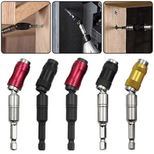 Load image into Gallery viewer, Magnetic Screw Drill Tip Screwdriver Bits Drill Hand Tools Drill Bit Extension Rod Quick Change Locking Bit Holder Drive Guide Woodworking Tools
