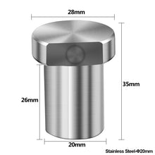 Load image into Gallery viewer, 19mm 20mm Stainless Steel Workbench Peg Bench Clamp Woodworking Table Limit Block Tenon Stopper Quick Release Positioning Planing Plug
