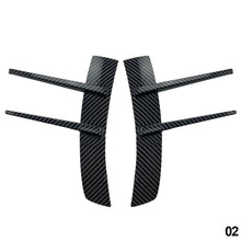Load image into Gallery viewer, 2Pcs Car Front Bumpers Lip Air Vent Trim Spoiler Canards Splitter Styling Accessory for Benz A-Class A180 A200 A220
