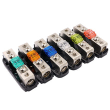 Load image into Gallery viewer, 30-150A Car Audio Fuse Power Fuse Holder Stereo Audio Single Way AGU Fuse Holder Power Distribution Block Fusebox
