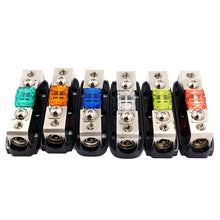 Load image into Gallery viewer, 30-150A Car Audio Fuse Power Fuse Holder Stereo Audio Single Way AGU Fuse Holder Power Distribution Block Fusebox
