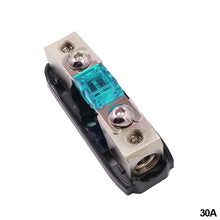 Load image into Gallery viewer, 30-150A Car Audio Fuse Power Fuse Holder Stereo Audio Single Way AGU Fuse Holder Power Distribution Block Fusebox
