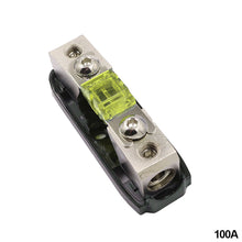 Load image into Gallery viewer, 30-150A Car Audio Fuse Power Fuse Holder Stereo Audio Single Way AGU Fuse Holder Power Distribution Block Fusebox
