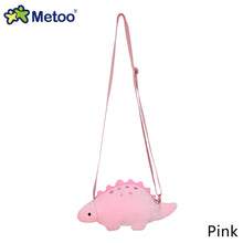 Load image into Gallery viewer, Metoo Animal Satchel with Strap Plush Doll Dinosaur Toys Cute Stuffed Animals for Girls Boys Baby Kid School Bag in Kindergarten
