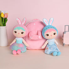 Load image into Gallery viewer, Metoo Plush Backpack with Strap Doll Toys Cute Stuffed Toy for Girls Baby Kid School Shoulder Bag in Kindergarten
