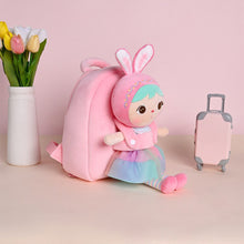 Load image into Gallery viewer, Metoo Plush Backpack with Strap Doll Toys Cute Stuffed Toy for Girls Baby Kid School Shoulder Bag in Kindergarten
