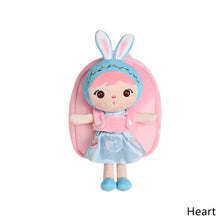 Load image into Gallery viewer, Metoo Plush Backpack with Strap Doll Toys Cute Stuffed Toy for Girls Baby Kid School Shoulder Bag in Kindergarten
