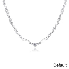 Load image into Gallery viewer, Shiny Love Diamond Angel Wing Necklace Zircon Clavicle Chain Necklace Fashion Niche Necklace Jewelry
