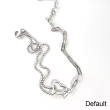 Load image into Gallery viewer, Hollow Silver Love Bracelet Simple Fashion Creative Double-layer Splicing Bracelet Hand Jewelry Accessory
