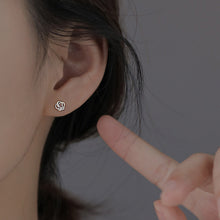 Load image into Gallery viewer, Fashion Temperamental Rose Earrings Gold Silver Alloy Ear Studs Small Delicate Earrings Jewelry Accessories
