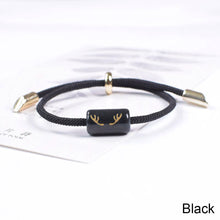 Load image into Gallery viewer, Simple Creative Antler Couple Bracelet Adjustable Woven Ceramic Couple Bracelet Women Men Jewelry Gift
