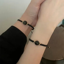 Load image into Gallery viewer, Simple Temperamental Obsidian Couple Bracelet Hand-woven Crystal Bracelet Hand Jewelry for Women Men
