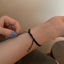 Load image into Gallery viewer, Simple Temperamental Obsidian Couple Bracelet Hand-woven Crystal Bracelet Hand Jewelry for Women Men
