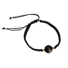 Load image into Gallery viewer, Simple Temperamental Obsidian Couple Bracelet Hand-woven Crystal Bracelet Hand Jewelry for Women Men
