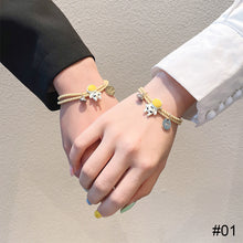 Load image into Gallery viewer, 1 Pair Cartoon Astronaut Couple Bracelets Adjustable Braided Magnetic Couple Bracelets Women Men Hand Jewelry
