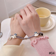 Load image into Gallery viewer, 1 Pair Cartoon Astronaut Couple Bracelets Adjustable Braided Magnetic Couple Bracelets Women Men Hand Jewelry
