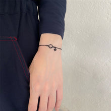 Load image into Gallery viewer, Simple Black Star Bracelet Adjustable Alloy Bracelet Fashion Niche Hand Jewelry Accessory for Women
