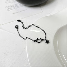 Load image into Gallery viewer, Simple Black Star Bracelet Adjustable Alloy Bracelet Fashion Niche Hand Jewelry Accessory for Women
