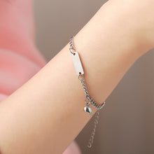 Load image into Gallery viewer, Love Magnetic Titanium Steel Couple Bracelets Simple Pendant Magnetic Couple Bracelets Women Men Hand Jewelry
