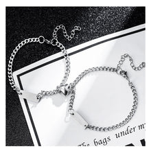 Load image into Gallery viewer, Love Magnetic Titanium Steel Couple Bracelets Simple Pendant Magnetic Couple Bracelets Women Men Hand Jewelry
