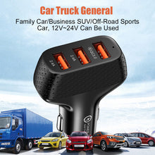 Load image into Gallery viewer, 3 Ports USB Car Charger 5V 2A Fast Charging Portable Phone Adapter For iPhone 13 Pro Xiaomi Huawei Samsung Car Cigarette Lighter
