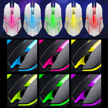 Load image into Gallery viewer, Backlight Wired Gaming Mouse 1000 DPI RGB Light Computer Mouse Gamer Mice Ergonomic Design USB Gaming Mice For PC Laptop
