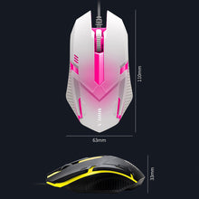 Load image into Gallery viewer, Backlight Wired Gaming Mouse 1000 DPI RGB Light Computer Mouse Gamer Mice Ergonomic Design USB Gaming Mice For PC Laptop

