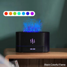 Load image into Gallery viewer, 180ML Simulation Flame Ultrasonic Air Humidifier USB Essential Oil Diffuser Home Office Air Freshener Fragrance Sooth Sleep Atomizer
