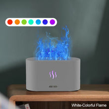 Load image into Gallery viewer, 180ML Simulation Flame Ultrasonic Air Humidifier USB Essential Oil Diffuser Home Office Air Freshener Fragrance Sooth Sleep Atomizer
