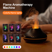 Load image into Gallery viewer, Volcanic Aroma Diffuser Essential Oil Lamp 130ml USB Portable Air Humidifier with Color Flame Night Light
