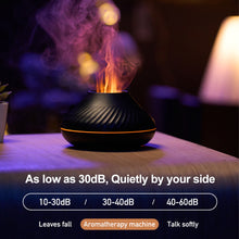 Load image into Gallery viewer, Volcanic Aroma Diffuser Essential Oil Lamp 130ml USB Portable Air Humidifier with Color Flame Night Light
