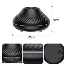 Load image into Gallery viewer, Volcanic Aroma Diffuser Essential Oil Lamp 130ml USB Portable Air Humidifier with Color Flame Night Light
