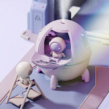 Load image into Gallery viewer, Astronaut Air Humidifier 220ml Electric Ultrasonic Aroma Essential Oil Diffuser Colorful LED Light USB Mist Sprayer Gifts
