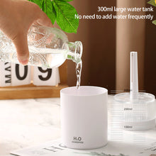 Load image into Gallery viewer, Air Humidifier USB Charged Wireless Aroma Diffuser 300ML Ultrasonic Cool Mist Maker Fogger LED Essential Oil Diffuser For Home
