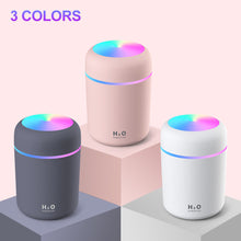 Load image into Gallery viewer, Portable Electric Air Humidifier Aroma Oil Diffuser USB Cool Mist Sprayer with Colorful Night Light for Home Car

